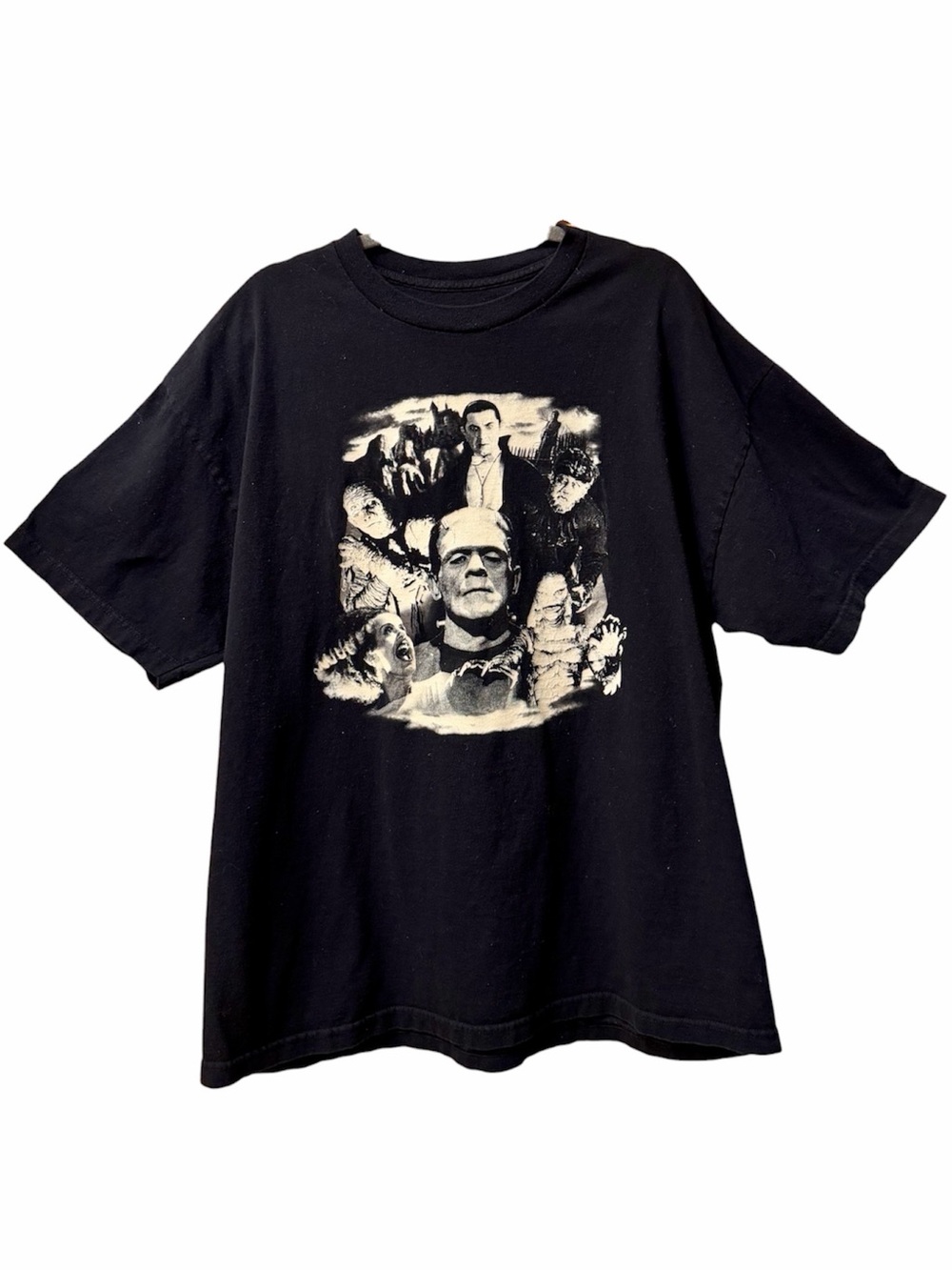Rock Rebel x Universal Studios Monsters Glow in the Dark T-shirt Sz XXL Black